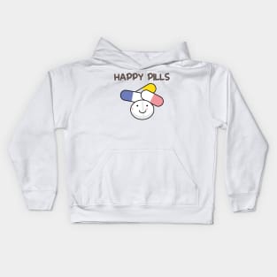 Happy pills cute medicine pun Kids Hoodie